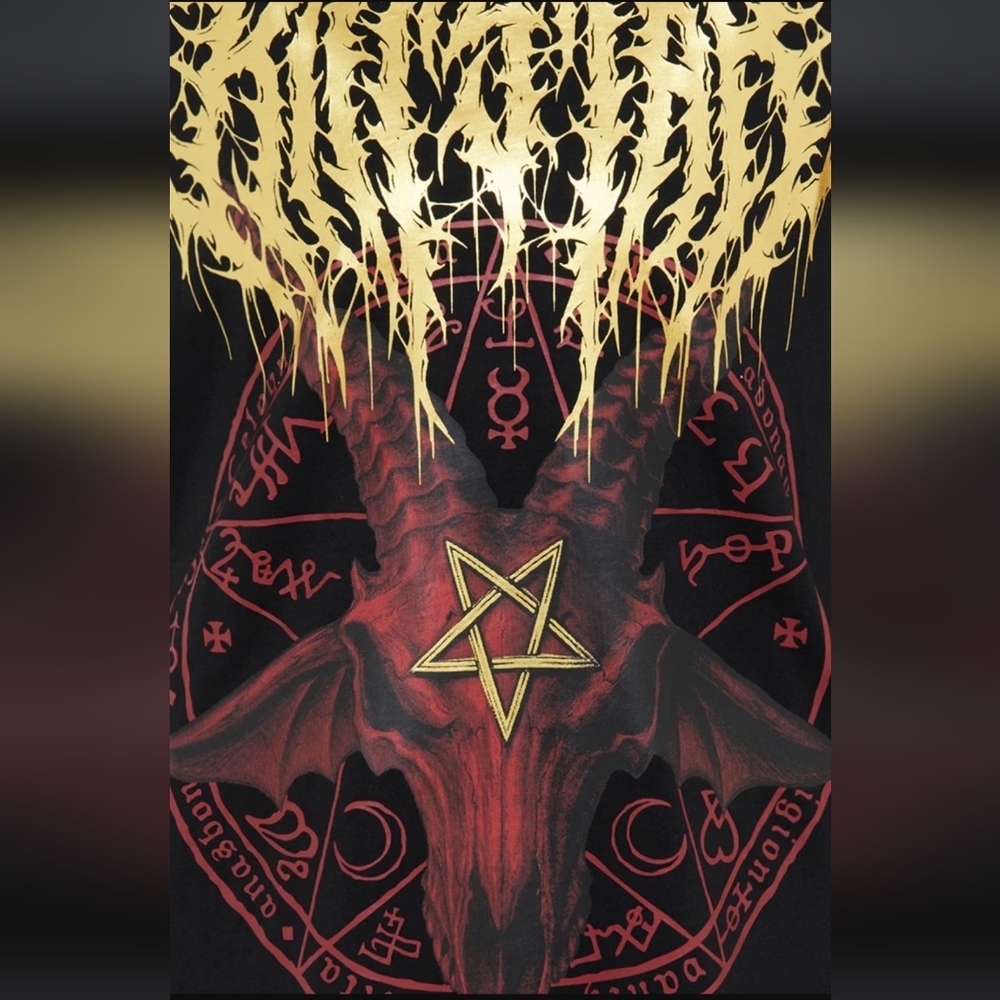 Killstar Unisex Black and Gold Alchemy Tee - Picture 2 of 8